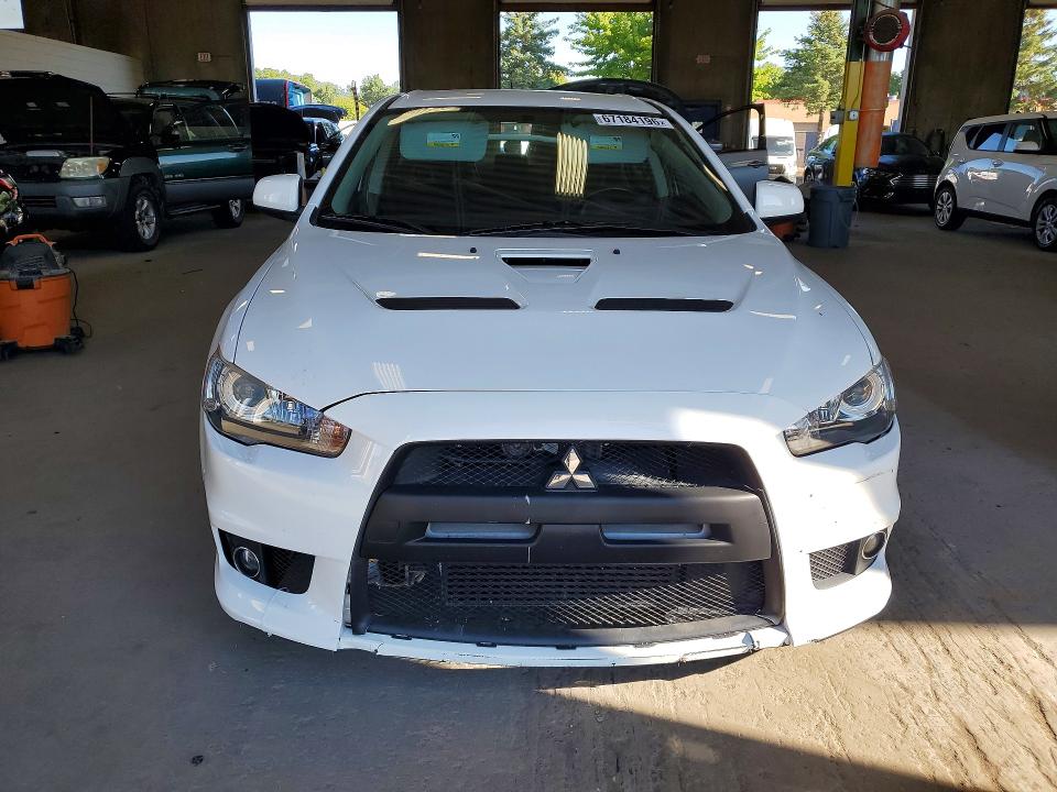 2010 Mitsubishi Lancer evolution VIN JA32W8FV8AU007926 COPART salvage auction — FRONT END, MN - CERT OF TITLE-PRIOR SALVAGE, sold $10,800 on 2026-09-01 (photo 5)