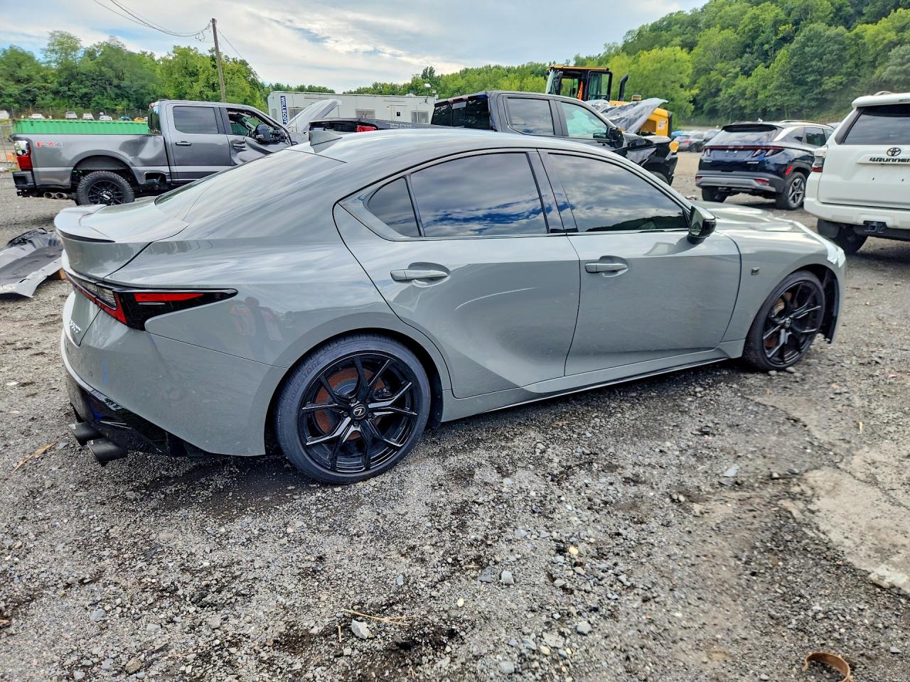 2025 Lexus Is 500 VIN JTHAP1D20S5007438 COPART salvage auction — Front End, NJ - CERT OF TITLE-SALVAGE, sold $33,750 on 2026-08-27 (photo 3)
