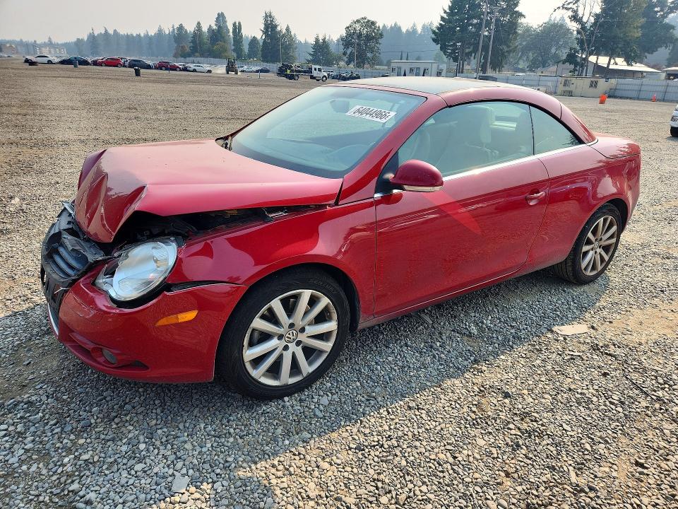 2007 Volkswagen Eos VIN WVWBA71FX7V045770 COPART salvage auction — FRONT END, WA - BILL OF SALE, sold $325 on 2026-08-14 (photo 1)