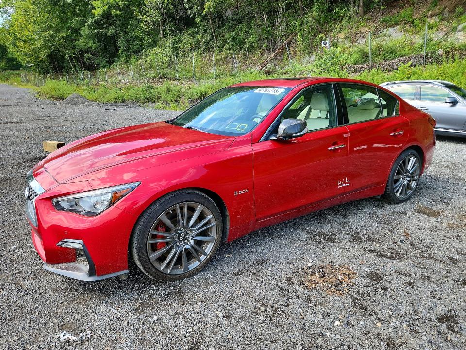 2020 Infiniti Q50 VIN JN1FV7AP4LM630412 — COPART salvage auction photo