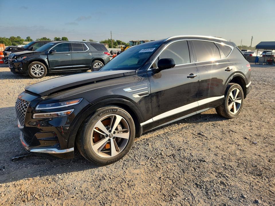 2022 Genesis GV80 VIN KMUHCESC9NU077350 COPART salvage auction — SIDE, TX - CERTIFICATE OF TITLE, sold $11,400 on 2026-09-10 (photo 1)