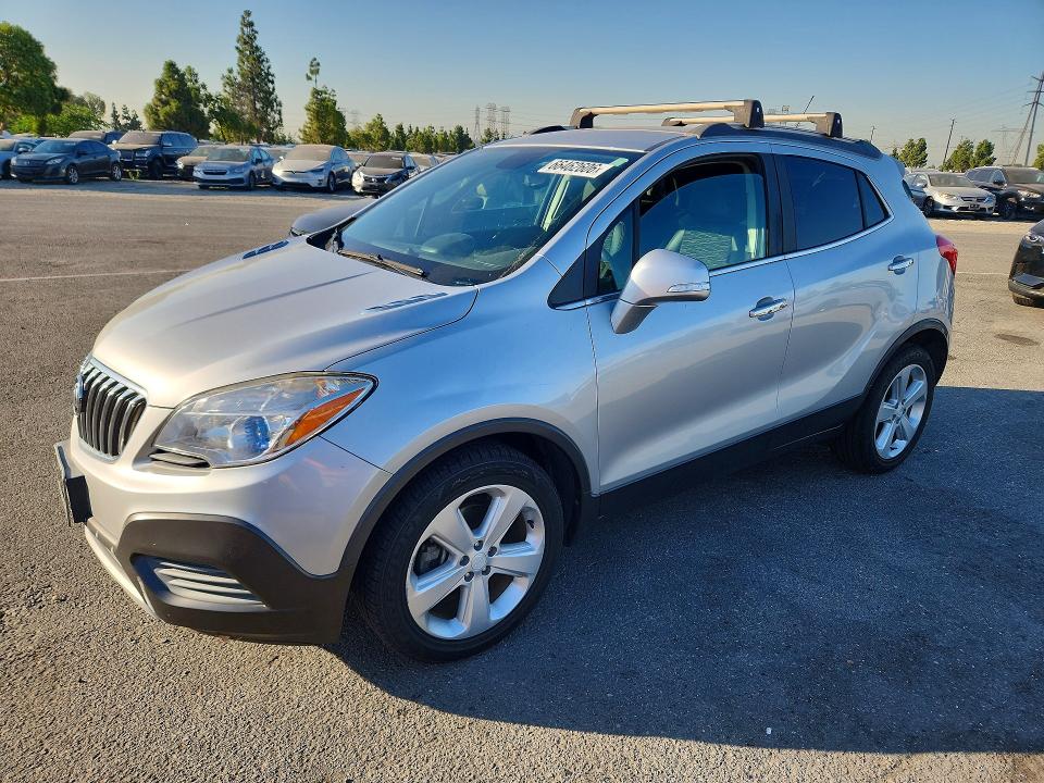 2015 Buick Encore VIN KL4CJASB0FB266558 COPART salvage auction — SIDE, Ca - Salvage Certificate, sold $1,900 on 2026-09-10 (photo 1)
