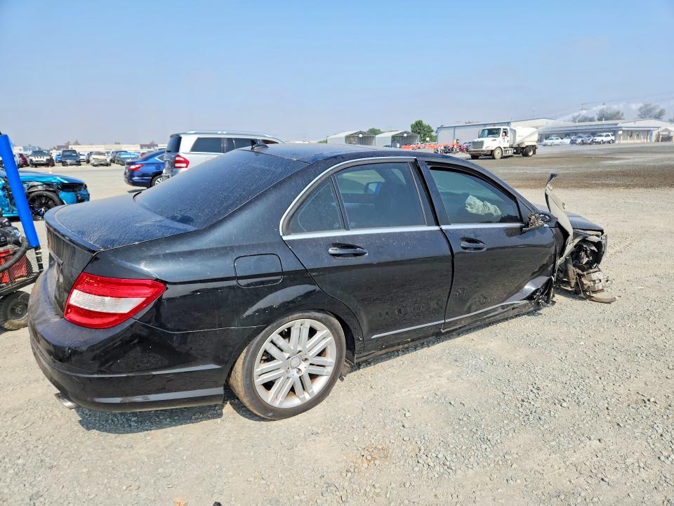 2011 Mercedes-benz C class VIN WDDGF5EB9BR158202 COPART salvage auction — FRONT END, CA - DIS/DLR/EXP ONLY CLEAN TITLE, sold $775 on 2026-08-14 (photo 3)