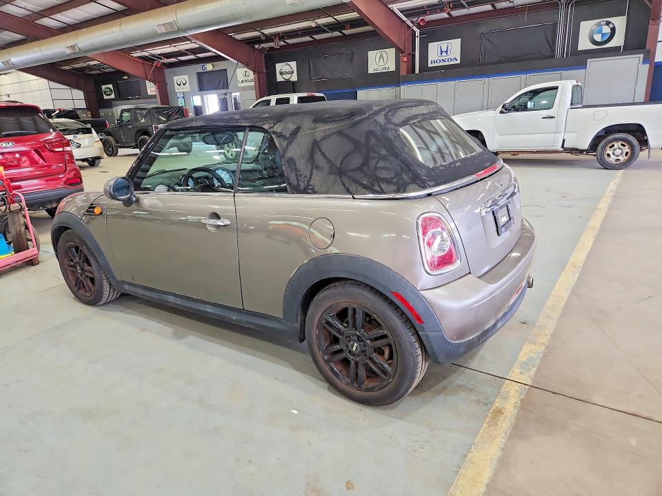 2012 Mini Cooper VIN WMWZN3C59CT265551 COPART salvage auction — FRONT END, Ma - Certificate Of Title (P), sold $3,200 on 2026-08-18 (photo 2)