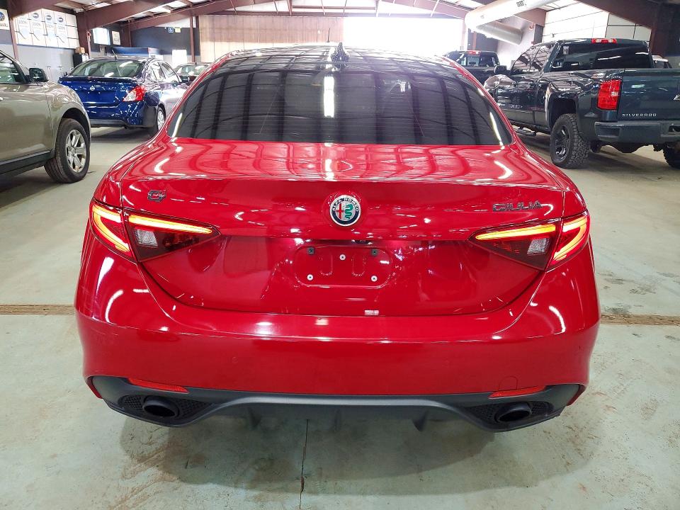 2019 Alfa romeo Giulia VIN ZARFANBN6K7612720 COPART salvage auction — FRONT END, WV - CERTIFICATE OF TITLE (P), sold $6,700 on 2026-08-06 (photo 6)