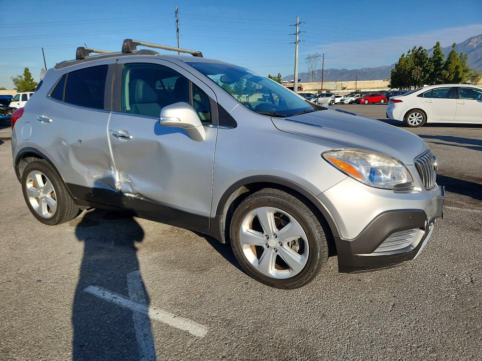 2015 Buick Encore VIN KL4CJASB0FB266558 COPART salvage auction — SIDE, Ca - Salvage Certificate, sold $1,900 on 2026-09-10 (photo 4)