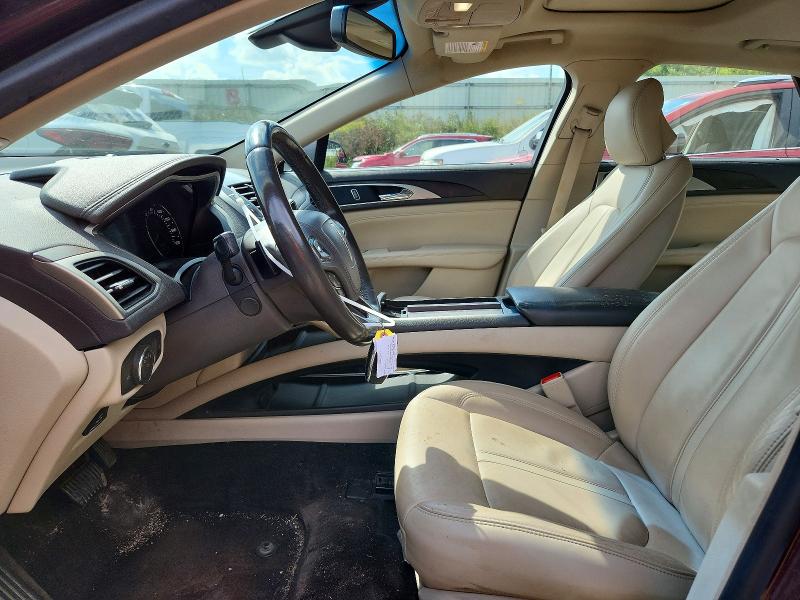 2017 Lincoln Mkz VIN 3LN6L5C91HR665165 COPART salvage auction — FRONT END, Mi - Certificate Of Title, sold $1,650 on 2026-09-09 (photo 7)