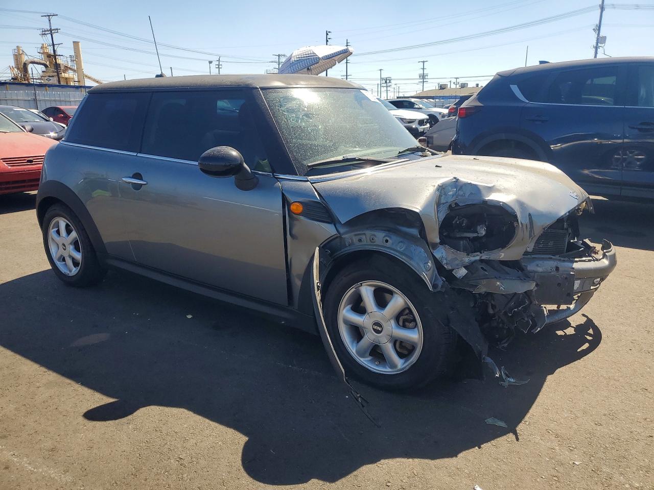 2010 Mini Cooper VIN WMWMF3C58ATZ66019 COPART salvage auction — Front End, CA - SALVAGE CERTIFICATE, sold $350 on 2026-09-16 (photo 4)