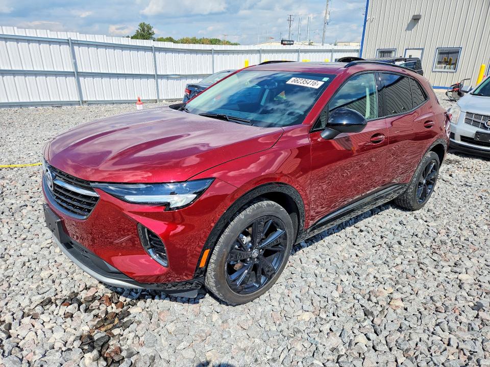 2022 Buick Envision VIN LRBFZPR41ND015796 — COPART salvage auction photo