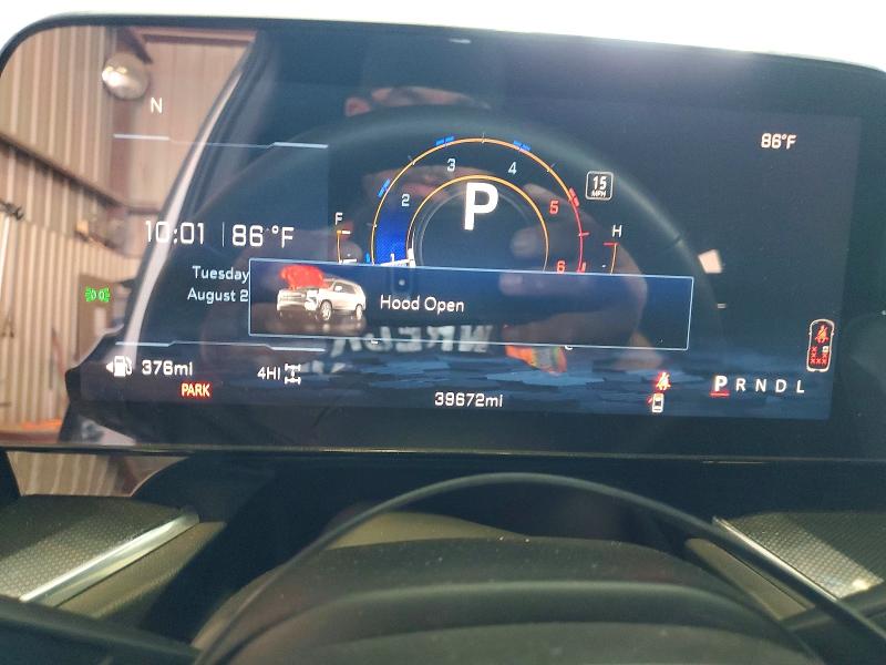 2025 Chevrolet Tahoe VIN 1GNS6RR87SR264942 COPART salvage auction — FRONT END, TX - SALVAGE VEHICLE TITLE, sold $30,000 on 2026-10-16 (photo 9)