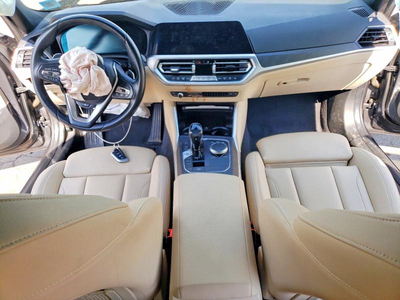 2020 BMW 3er VIN WBA5R7C0XLFH51401 COPART salvage auction — FRONT END, Ct - Cert Of Title-Salvage, sold $7,700 on 2026-08-18 (photo 8)
