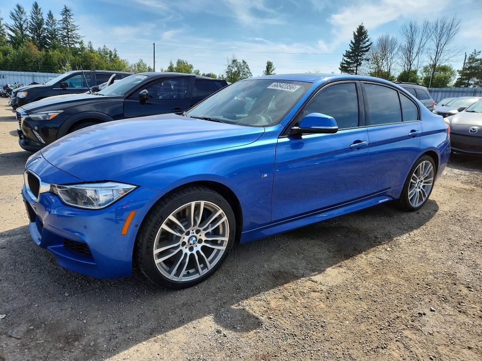 2014 BMW 3 series VIN WBA3B9C58EP459260 — COPART salvage auction photo