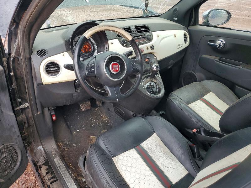 2012 Fiat 500 VIN 3C3CFFCR4CT269610 COPART salvage auction — SIDE, Pa - Certificate Of Salvage, sold $750 on 2026-09-15 (photo 8)