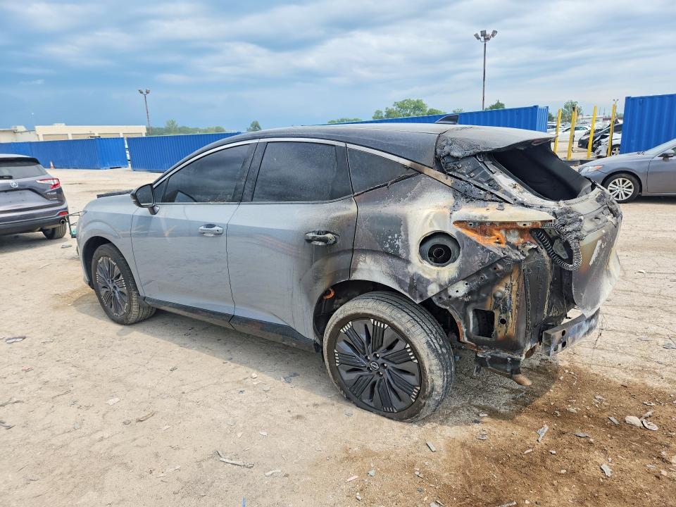 2025 Nissan Murano VIN 5N1AZ3DTXSC135743 COPART salvage auction — BURN, In - Cert Of Title-Salvage Title, sold $7,300 on 2026-10-16 (photo 2)