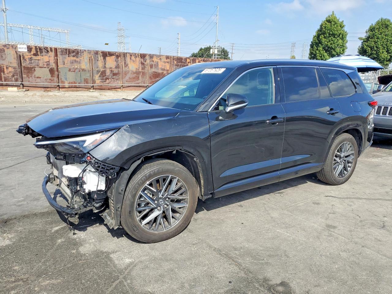 2025 Lexus Tx VIN 5TDAAAB62SS030741 COPART salvage auction — Front End, CA - SALVAGE CERTIFICATE (P), sold $24,700 on 2026-09-02 (photo 1)