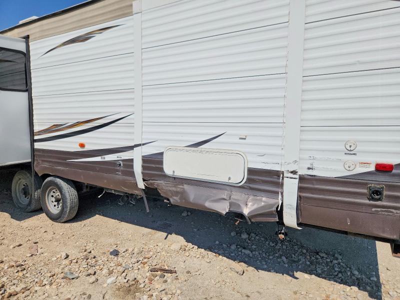 2016 Forest River Wildwood VIN 4X4TWDM29G8801076 COPART salvage auction — SIDE, TX - SALVAGE VEHICLE TITLE, sold $3,000 on 2026-10-08 (photo 9)