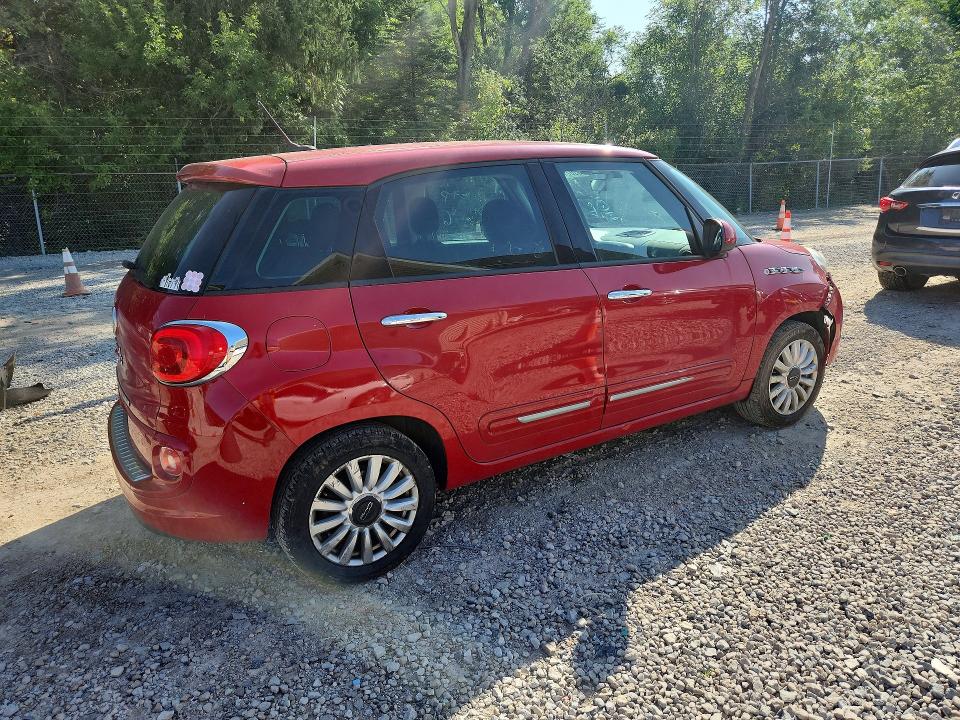 2014 Fiat 500l VIN ZFBCFABH9EZ025604 COPART salvage auction — FRONT END, Pa - Certificate Of Salvage, sold $425 on 2026-09-09 (photo 3)