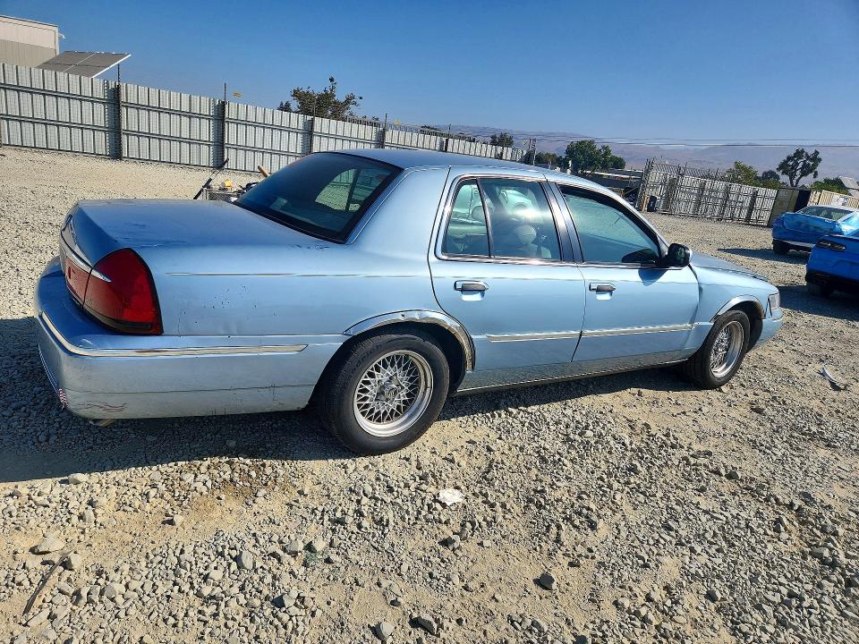 2000 Mercury Grand marquis VIN 2MEFM75W1YX704417 COPART salvage auction — FRONT END, CA - SALVAGE CERTIFICATE, sold $425 on 2026-09-03 (photo 3)