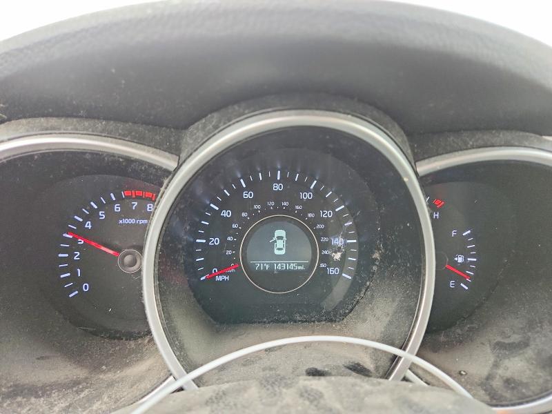 2014 Kia Optima VIN 5XXGN4A75EG333996 COPART salvage auction — FRONT END, Ut - Salvage Certificate, sold $425 on 2026-08-28 (photo 9)