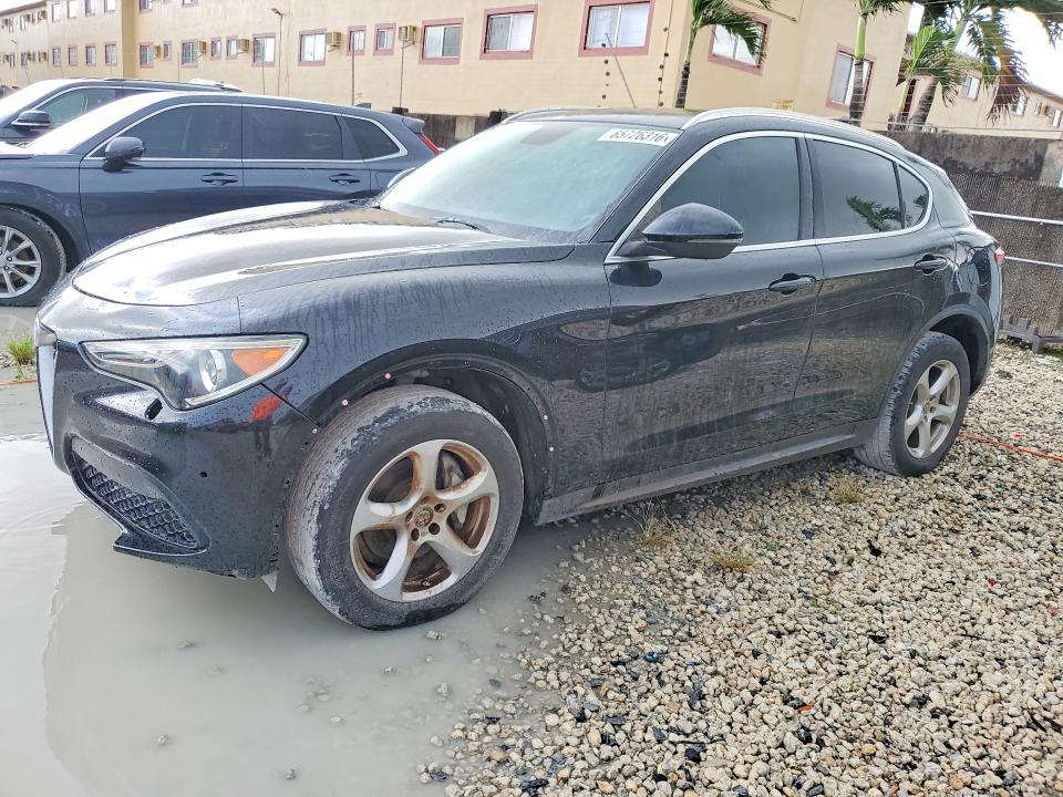 2018 Alfa romeo Stelvio VIN ZASFAKAN7J7B87945 COPART salvage auction — FRONT END, FL - CERT OF TITLE SLVG REBUILDABLE, sold $350 on 2026-09-01 (photo 1)