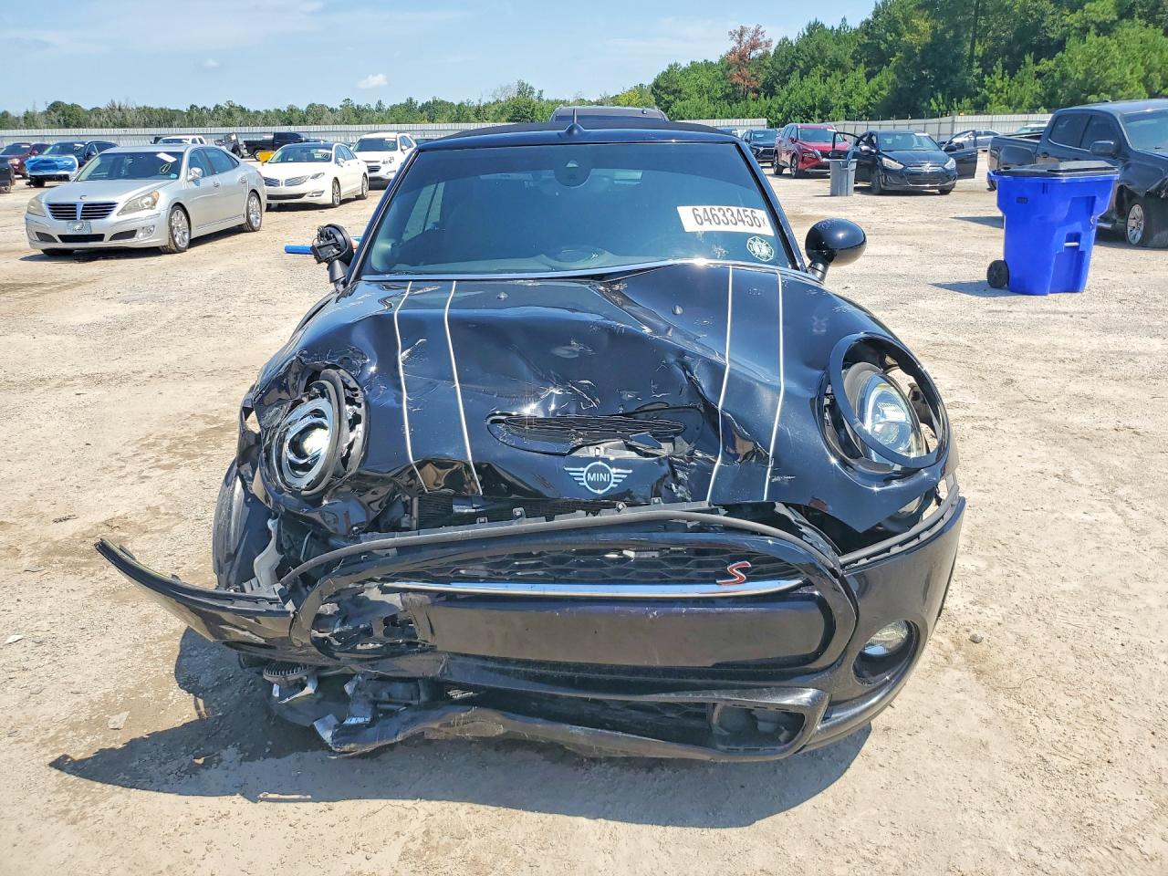 2019 Mini Cooper VIN WMWWG9C59K3E40673 COPART salvage auction — Front End, SC - CERT OF TITLE-SALVAGE, sold $1,200 on 2026-09-02 (photo 5)