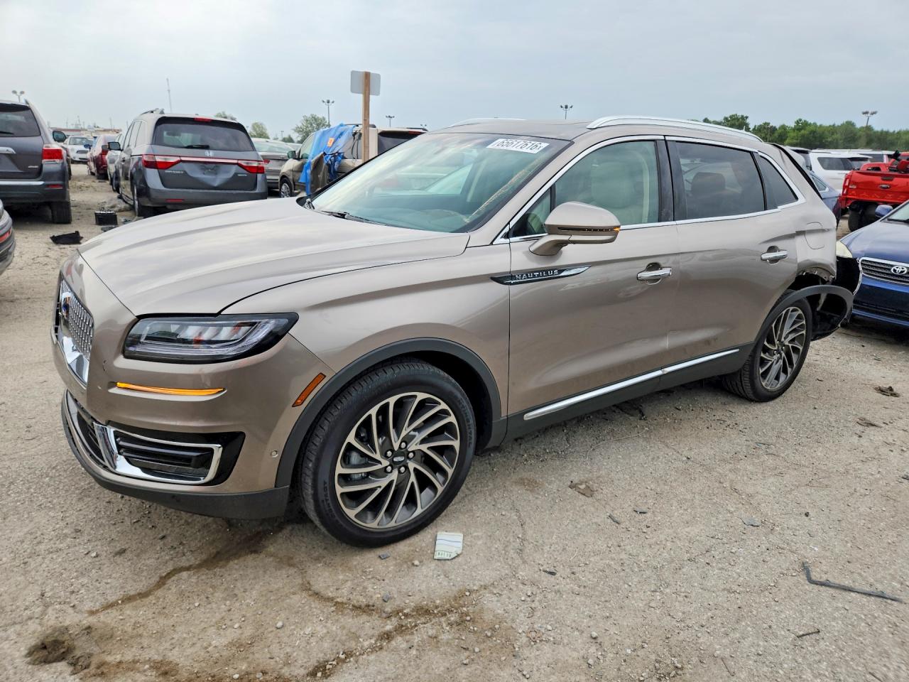2020 Lincoln Nautilus VIN 2LMPJ8K98LBL15993 — COPART salvage auction photo
