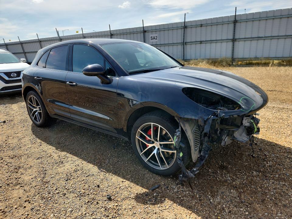 2025 Porsche Macan VIN WP1AG2A52SLB40945 COPART salvage auction — FRONT END, Ab - Bos - Salvage, sold $32,750 on 2026-09-24 (photo 4)
