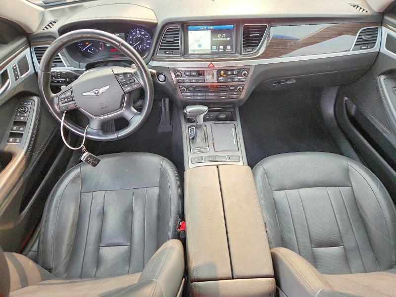 2018 Genesis G80 VIN KMHGN4JEXJU235447 COPART salvage auction — MECHANICAL, Pa - Cert Of Title, sold $1,400 on 2026-09-05 (photo 8)