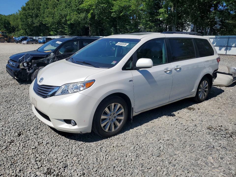 2017 Toyota Sienna VIN 5TDDZ3DC3HS180595 — COPART salvage auction photo