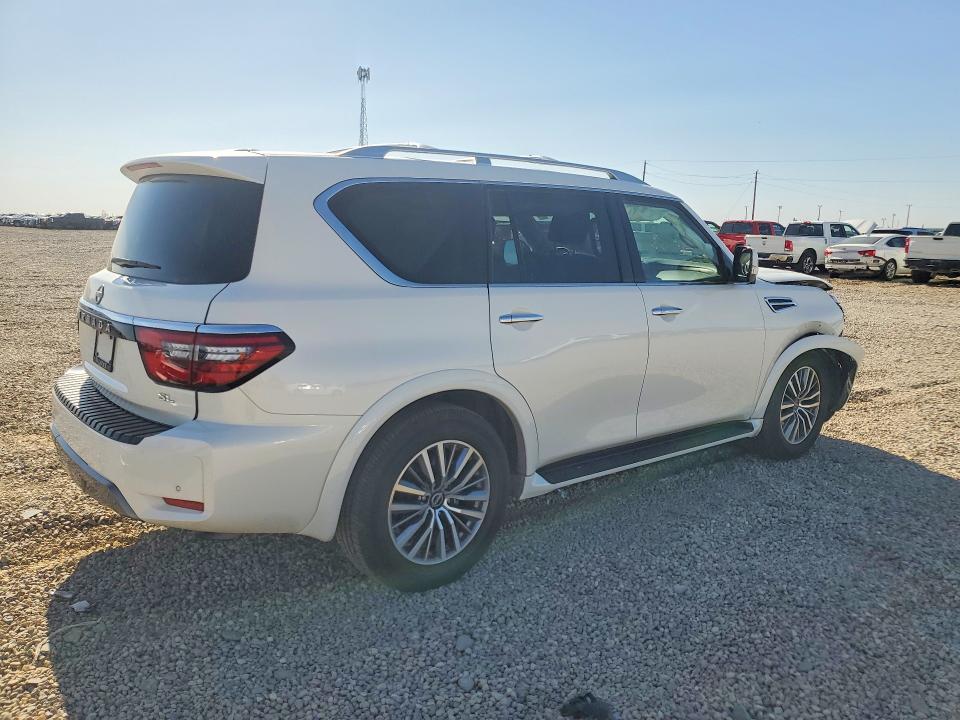 2024 Nissan Armada VIN JN8AY2BCXR9197269 COPART salvage auction — FRONT END, TX - SALVAGE VEHICLE TITLE (P), sold $20,000 on 2026-09-22 (photo 3)