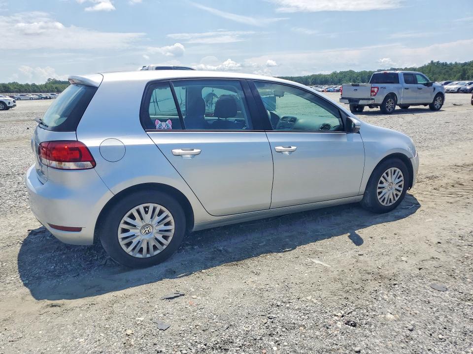 2013 Volkswagen Golf VIN WVWDB7AJ7DW116911 COPART salvage auction — NORMAL WEAR, SC - CERTIFICATE OF TITLE, sold $200 on 2026-08-12 (photo 3)