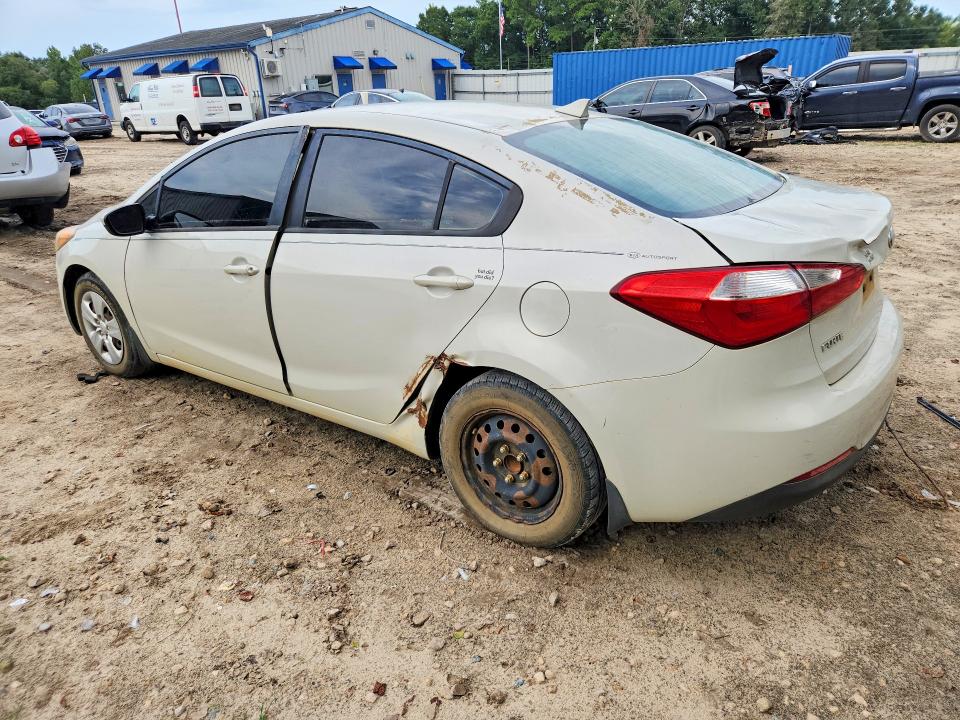2014 Kia Forte VIN KNAFK4A69E5086981 COPART salvage auction — REAR END, Ga - Certificate Of Title, sold $400 on 2026-09-10 (photo 2)