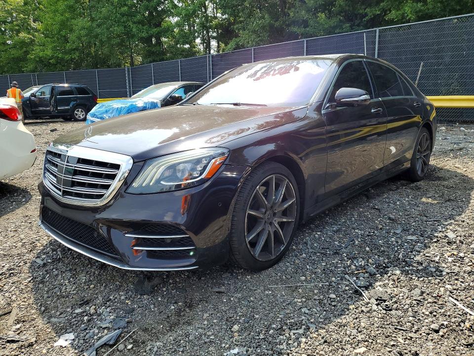 2018 Mercedes-benz S-klasse VIN WDDUG8GB8JA347161 — COPART salvage auction photo