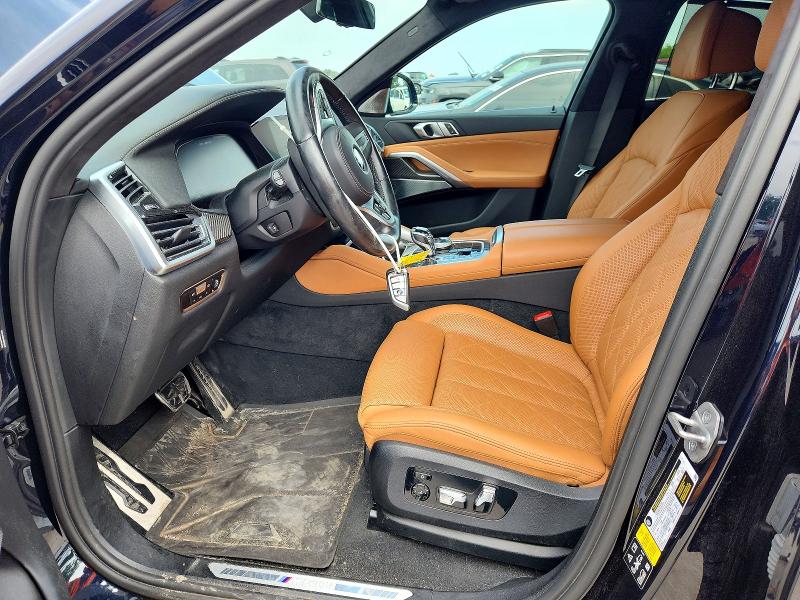 2023 BMW X6 VIN 5UXCY8C02P9N57142 COPART salvage auction — FRONT END, Mo - Salvage Certificate Of Title, sold $29,500 on 2026-09-04 (photo 7)