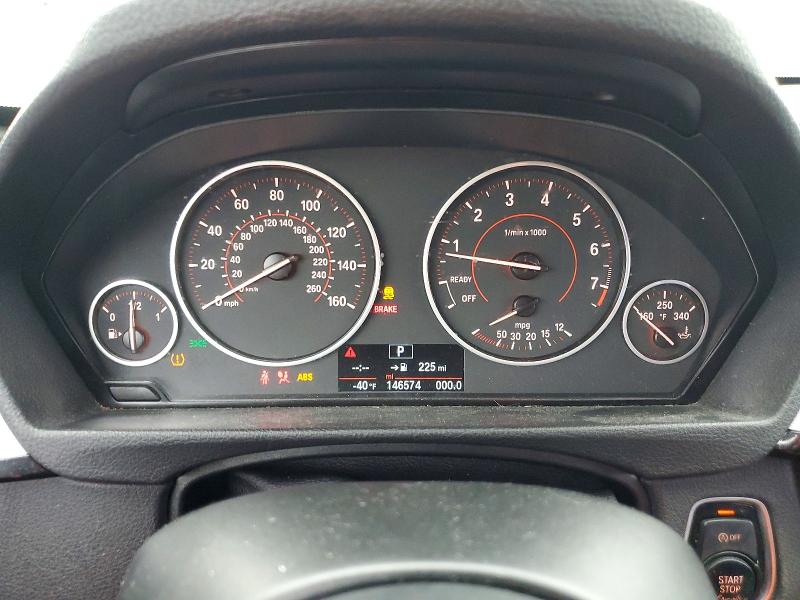 2016 BMW 3er VIN WBA8E9G57GNT83083 COPART salvage auction — FRONT END, Fl - Cert Of Title Slvg Rebuildable, sold $1,550 on 2026-08-12 (photo 9)