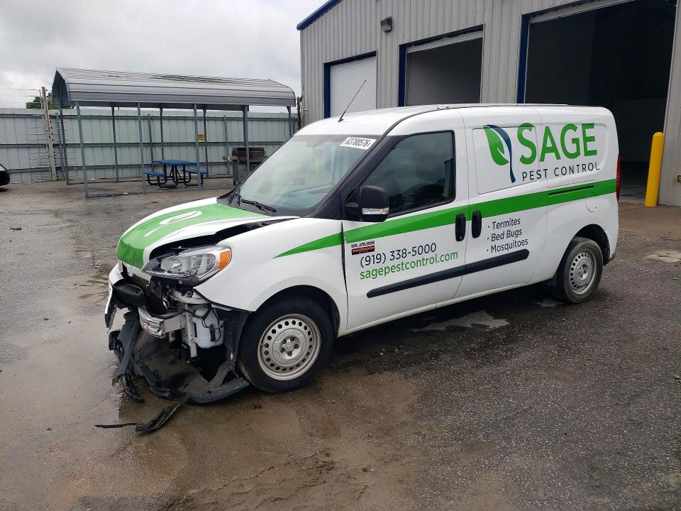 2022 Ram Promaster city VIN ZFBHRFAB3N6Y72739 — COPART salvage auction photo