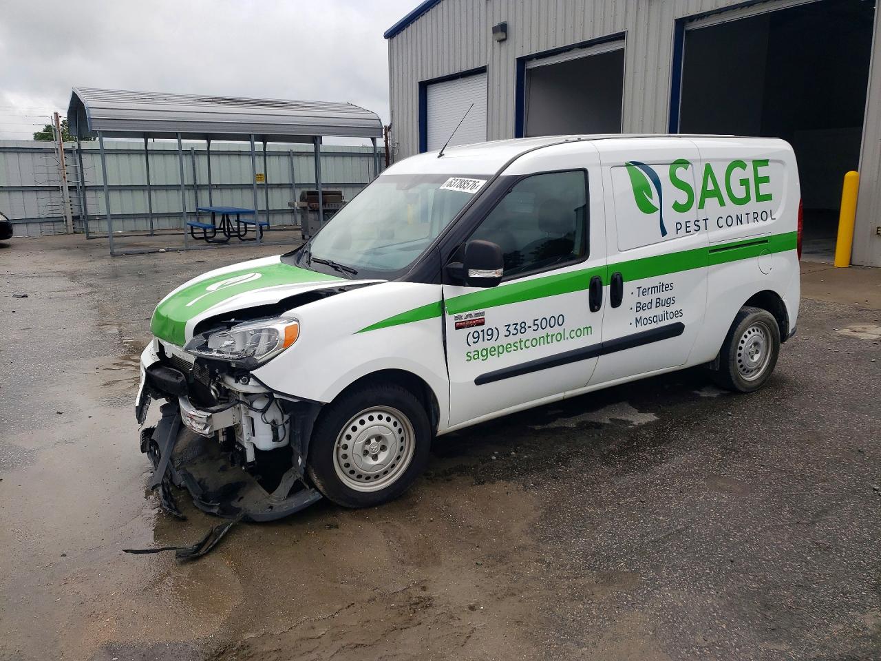 2022 Ram ProMaster City VIN ZFBHRFAB3N6Y72739 — COPART salvage auction photo