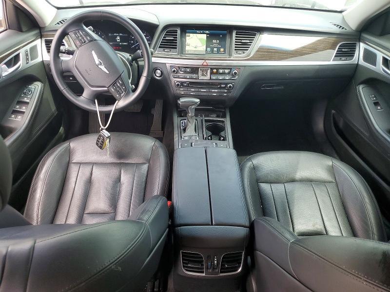 2018 Genesis G80 VIN KMHGN4JE9JU225332 COPART salvage auction — MINOR DENT/SCRATCHES, Ca - Dis/Dlr/Exp Only Clean Title, sold $2,500 on 2026-08-31 (photo 8)