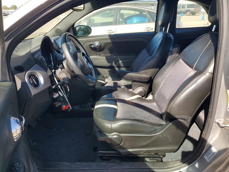 2017 Fiat 500 VIN 3C3CFFGE2HT586106 COPART salvage auction — VANDALISM, CA - SALVAGE CERTIFICATE, sold $525 on 2026-09-10 (photo 7)