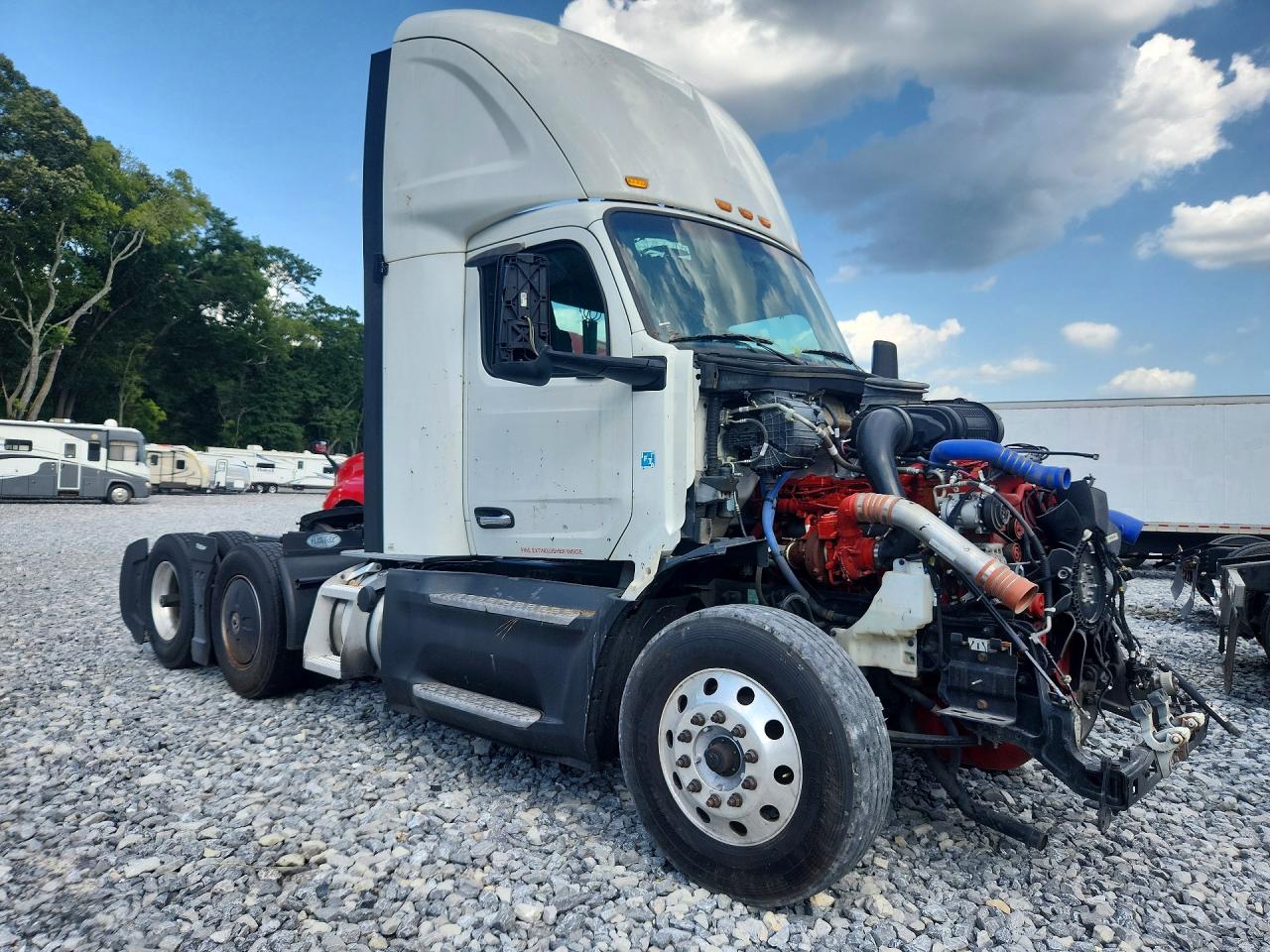 2024 Peterbilt 579 VIN 1XPBD49X8RD670243 COPART salvage auction — Front End, IL - CERTIFICATE OF TITLE (P), sold $38,750 on 2026-08-25 (photo 4)