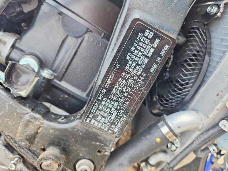 2026 Suzuki Gsx-r VIN JS1GR7MA7T7100344 COPART salvage auction — FRONT END, Mi - Scrap Certificate Of Title, sold $2,600 on 2026-09-25 (photo 8)