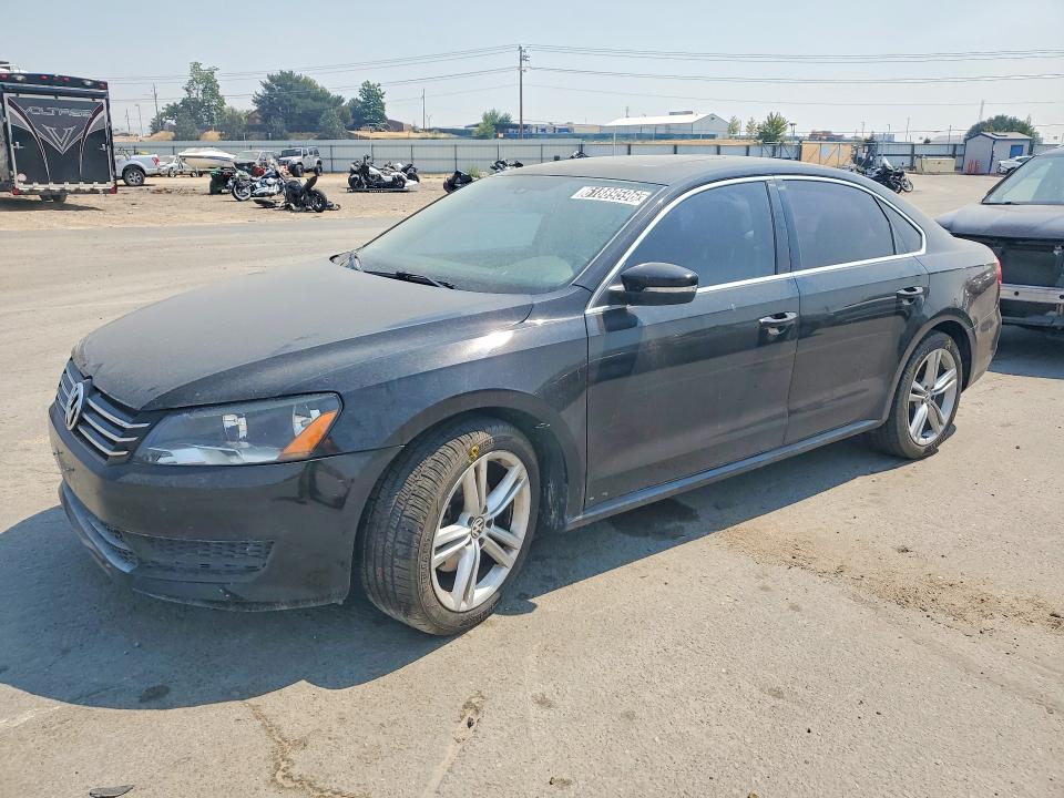 2014 Volkswagen Passat VIN 1VWBN7A34EC058725 COPART salvage auction — FRONT END, Id - Certificate Of Title, sold $400 on 2026-09-10 (photo 1)