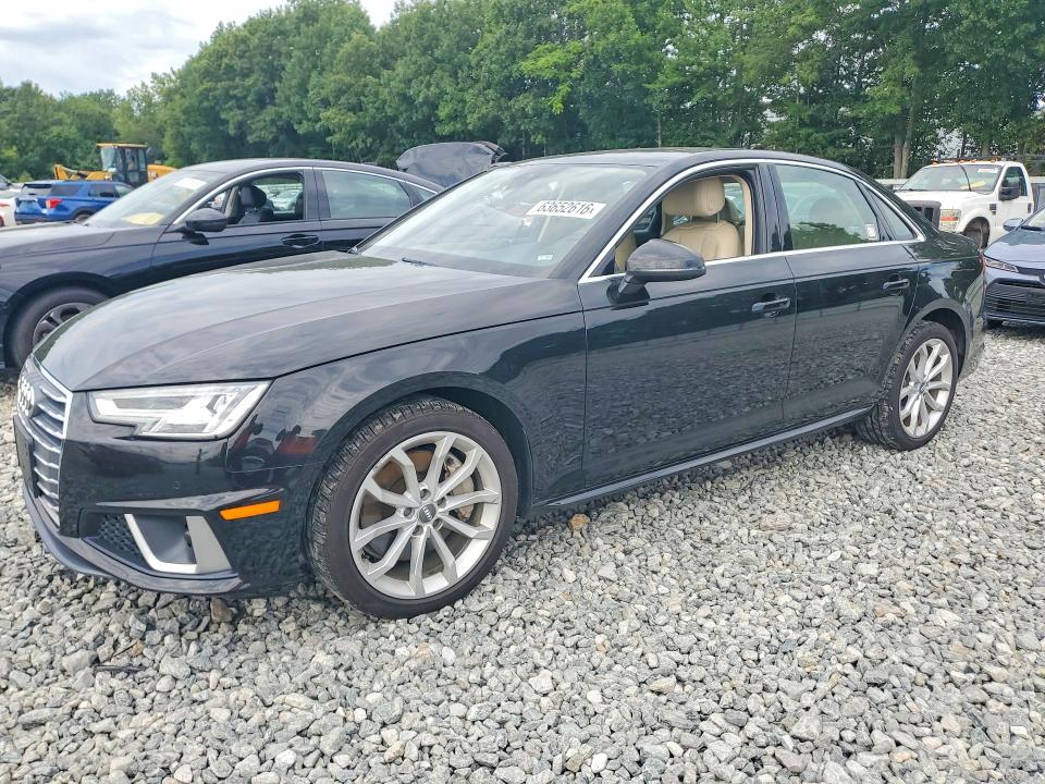 2019 Audi A4 VIN WAUENAF42KN002603 — COPART salvage auction photo