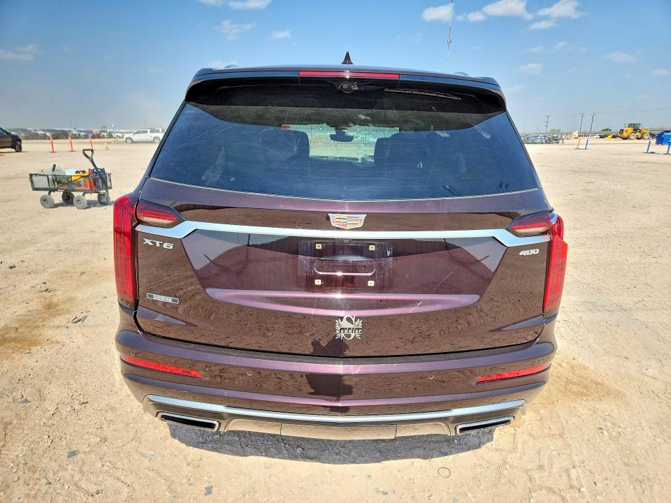 2020 Cadillac XT6 VIN 1GYKPERS3LZ190294 COPART salvage auction — FRONT END, Tx - Salvage Vehicle Title, sold $2,599 on 2026-10-13 (photo 6)