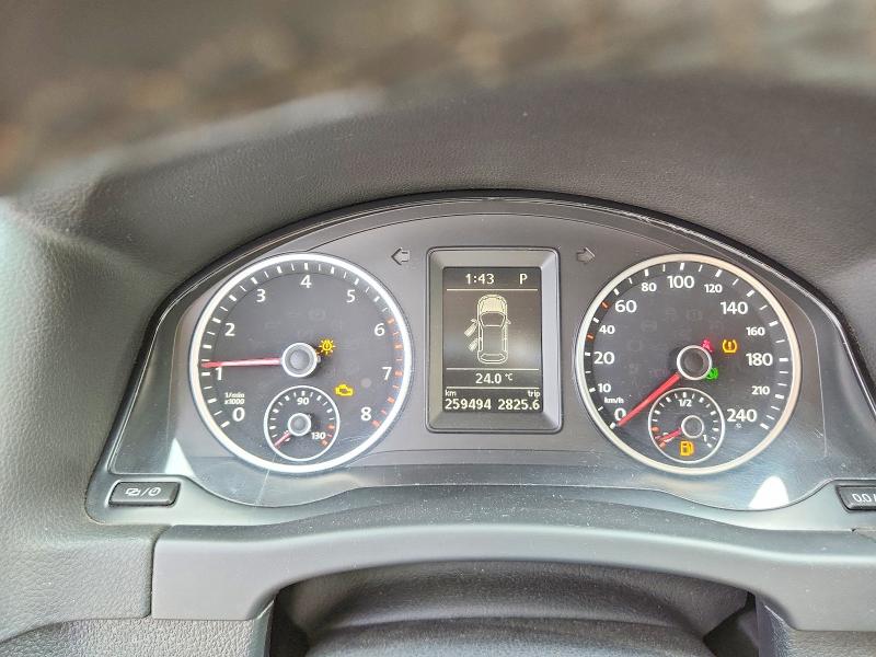 2014 Volkswagen Tiguan VIN WVGJV3AX4EW558565 COPART salvage auction — REAR END, AB - OOP - ACTIVE, sold $2,100 on 2026-08-18 (photo 9)