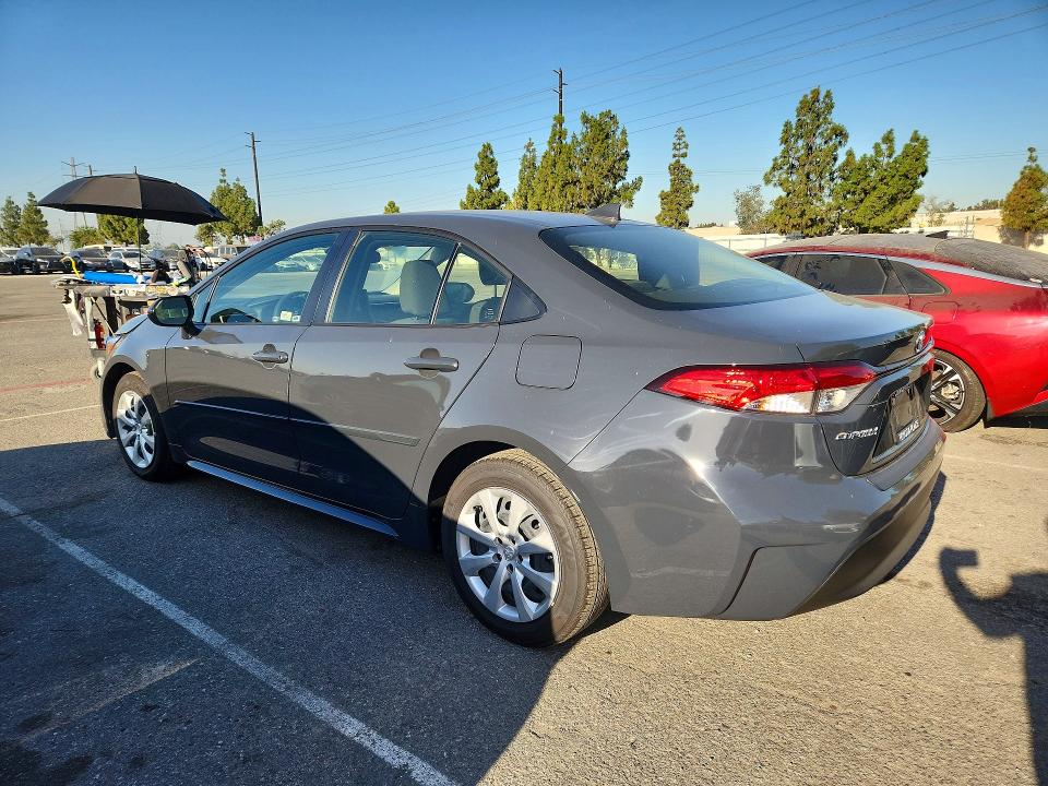2025 Toyota Corolla VIN JTDBCMFE5S3110327 COPART salvage auction — FRONT END, CA - SALVAGE CERTIFICATE, sold $10,200 on 2026-08-25 (photo 2)