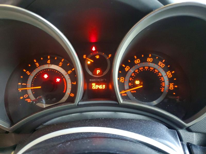 2011 Scion Tc VIN JTKJF5C70B3007243 COPART salvage auction — FRONT END, FL - CERT OF TITLE SLVG REBUILDABLE, sold $800 on 2026-09-02 (photo 9)
