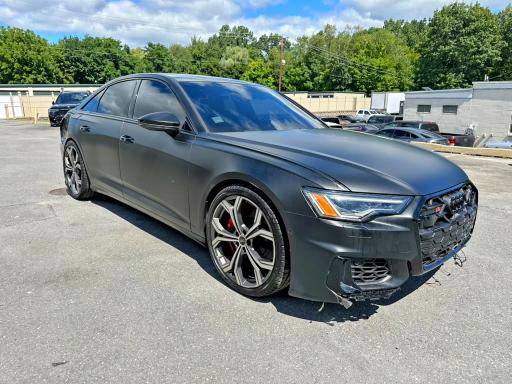2024 Audi S6 VIN WAUEFBF27RN063280 COPART salvage auction — FRONT END, In - Certificate Of Title, sold $37,500 on 2026-09-09 (photo 4)