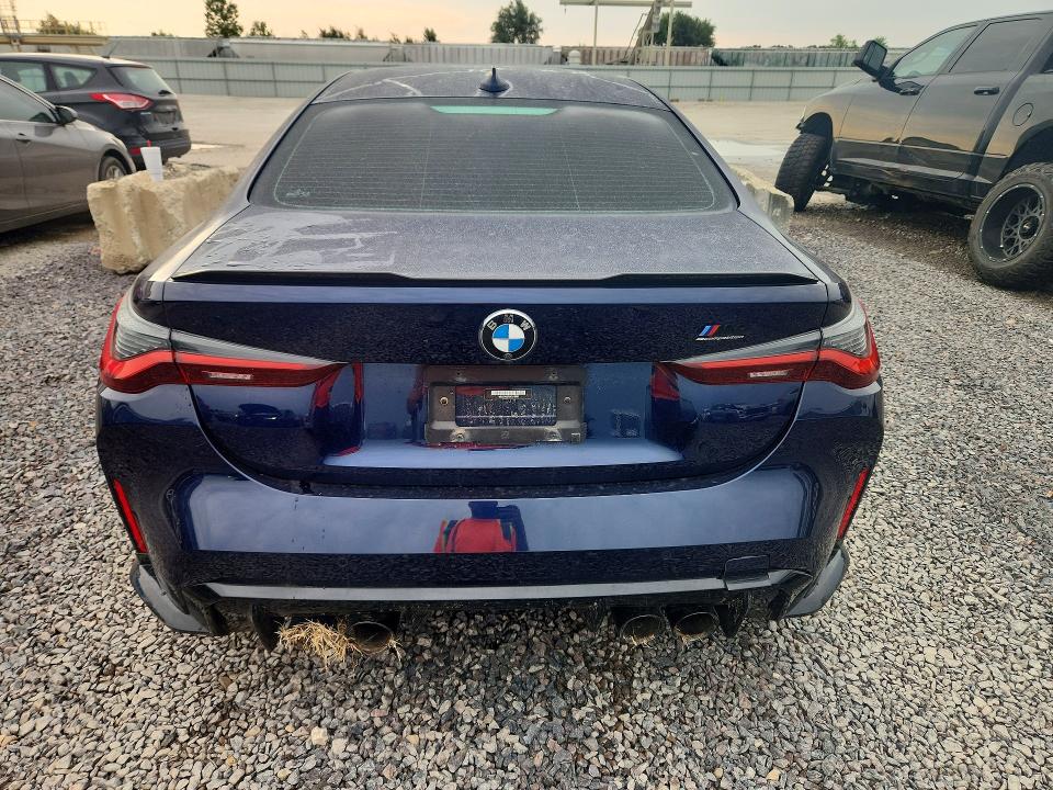 2022 BMW M4 VIN WBS33AZ01NCJ16951 COPART salvage auction — FRONT END, TX - SALVAGE VEHICLE TITLE (P), sold $27,250 on 2026-10-01 (photo 6)