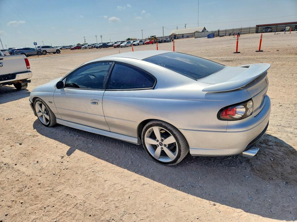 2006 Pontiac Gto VIN 6G2VX12U76L822624 COPART salvage auction — FRONT END, Tx - Salvage Vehicle Title, sold $7,500 on 2026-08-26 (photo 2)